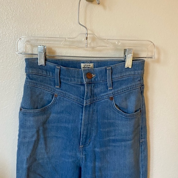 Citizens Of Humanity Women’s Cassie Front Yoke Bell Flare Jeans Size 24 Crop - Picture 6 of 12